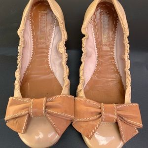 Prada Ballet Flats Shoes with Bows Sz 6.5